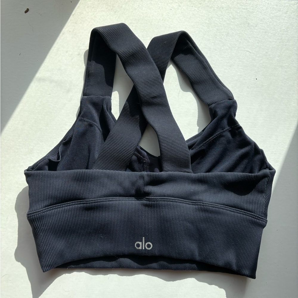 ALO Yoga Black Sports Bra